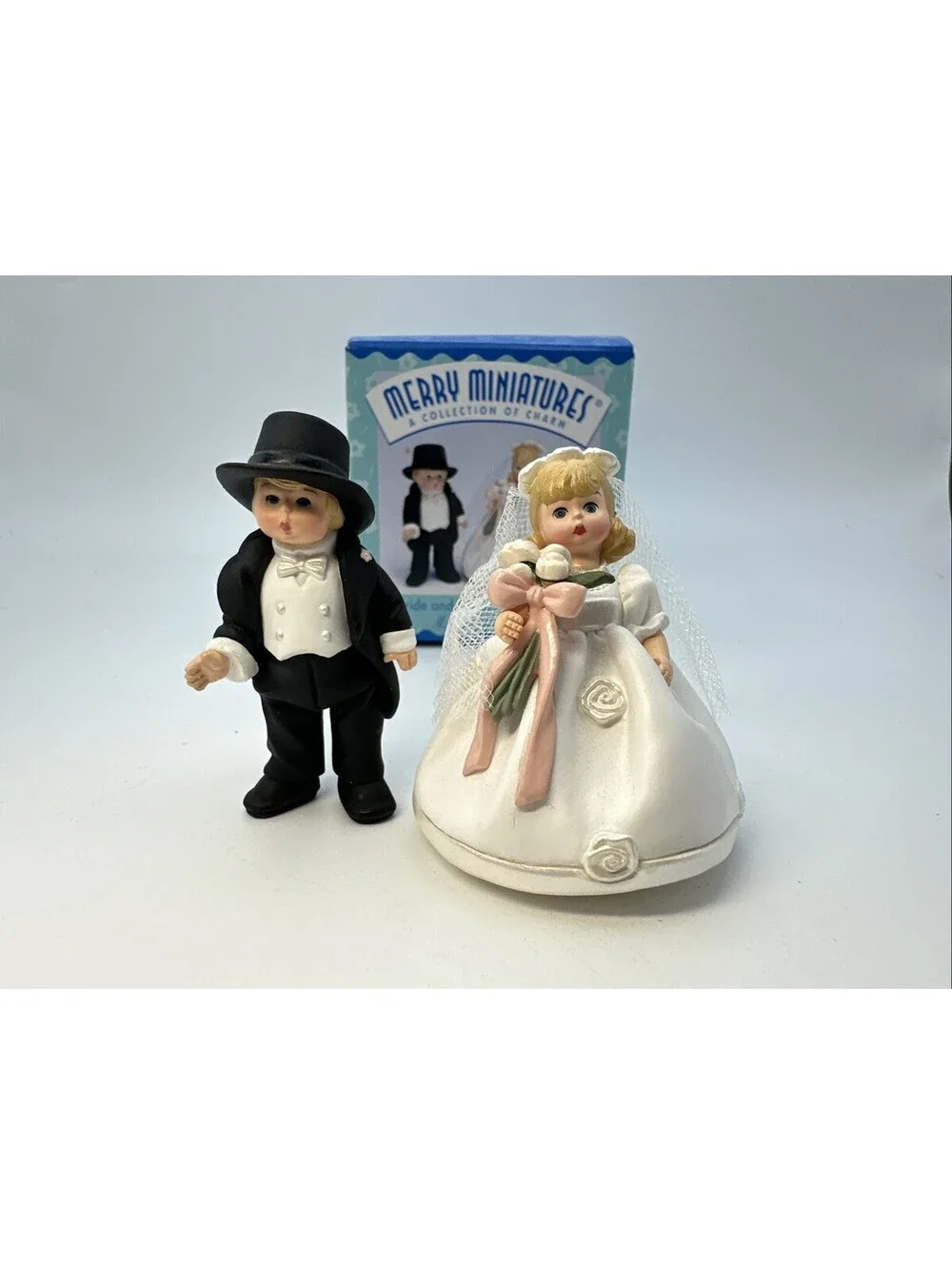 Hallmark - Merry Miniatures - Madame Alexander - Bride and Groom - 1998